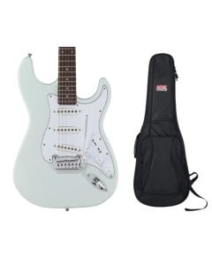 G&L Tribute Series S-500 Electric Guitar - Sonic Blue + Gator Gig Bag