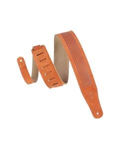 Levy's Leathers MS26SQ-CPR 2 1/2" Wide Copper Suede Leather Guitar Straps