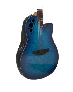 Ovation Celebrity Elite Plus 2024 Limited Edition A/E Guitar - Blue Flame
