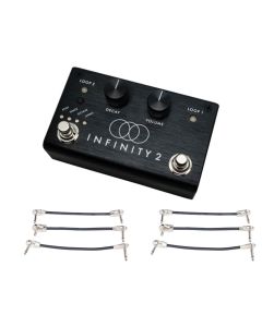 Pigtronix Infinity 2 Looper + 2x Gator Patch Cable 3 Pack