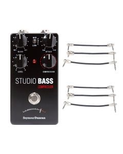 Seymour Duncan Studio Bass Compressor Pedal + 2x Gator Patch Cable 3 Pack