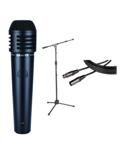 Lewitt MTP-440-DM Premium Dynamic Instrument Mic + Stand + Gator Cable (PKG)