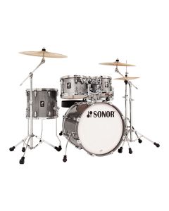 Sonor AQ2 Maple Studio 5-pc Shell Pack w/ 20" Kick - Titanium Quartz