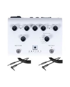 Blackstar AMPED 1 100W Amp Pedal + 2x Gator 20' RA Instrument Cable