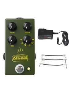 JHS Muffuletta 6 Way Fuzz Guitar Pedal + Gator 9V Power Combo & 3 Patch Cables
