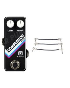 Keeley Compressor Mini + Gator Patch Cable 3 Pack