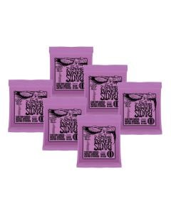 Ernie Ball 2620 7-string Power Slinky Nickel Wound Electric Guitar Strings 6-Pack