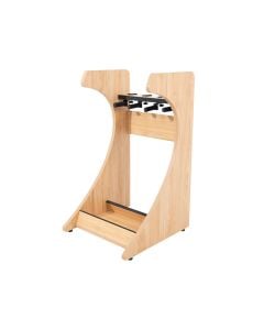 Gator Frameworks 3 to 4-Space Guitar/Case Combo Rack – Natural Maple Matte