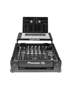 Odyssey FZGSDJMA9BL All Black Pioneer DJM-A9 Glide Style Flight Case