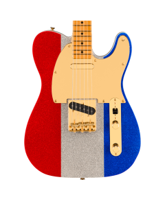 Fender Limited Edition Buck Owens Telecaster - Red/Silver/Blue Sparkle
