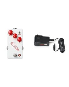 JHS Crayon Overdrive/Distortion Guitar Pedal + Gator 9V Power Supply Pack