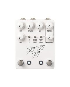 JHS Flight Delay Reverse/Analog/Digital Delay Pedal - White