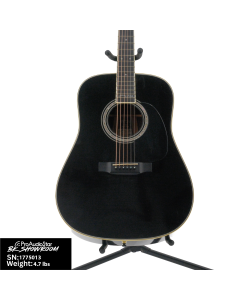 Used Martin D-35 Johnny Cash Signature Acoustic Guitar - Black w/OHSC