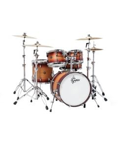 Gretsch Renown 5-pc Drum Set (20/10/12/14/14 Snare) - Satin Tobacco Burst