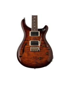 PRS SE Custom 24 Semi-Hollow Piezo Electric Guitar - Orange Tiger Smokeburst
