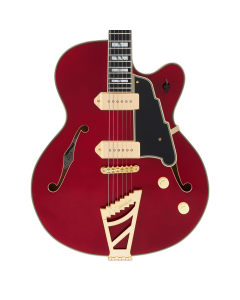 D'angelico Excel 59 Fully Hollow Single Cutaway - Trans Cherry - Open Box