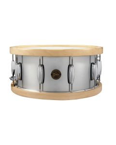 Gretsch Drums Aluminum Wood Hoop Snare Drum - 6.5x14"