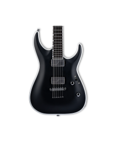 ESP LTD MH-1000NT BB Electric Guitar - Black Satin w/Silver Bold Binding