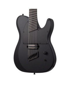 Schecter PT-7 "Black Ops" 7-String Multiscale - Satin Black