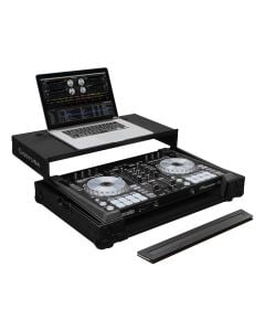 Odyssey FZGSPIDDJSR2BL All Black Pioneer DDJ-SR2 Glide Style Flight Case