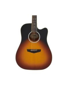D'angelico Excel Bowery Dreadnought CE - Vintage Sunset
