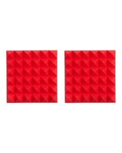 Gator Frameworks GFW-ACPNL1212PRED-2PK 2 Pack of Red 12x12" Acoustic Panels