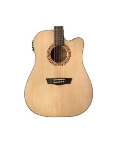 Washburn WD7SCE Harvest Dreadnought Cutaway A/E Guitar - Natural