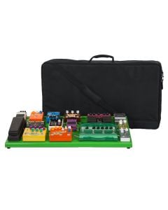Gator Cases GPB-XBAK-GR XL Green Aluminum Pedal Board w/ Carry Bag