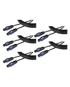 Gator Cableworks Headliner Series 10' Twist Lock Connector Speaker Cable x5