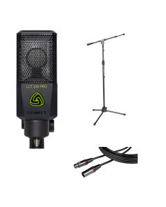 Lewitt LCT 240 Black Condenser Mic + Stand + Gator Cable