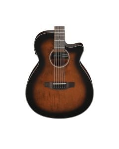 Ibanez AEG5012DVH AEG 12-String A/E Guitar - Dark Violin Sunburst