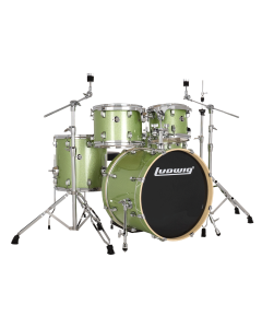 Ludwig Evolution 5-Piece Shell Pack w/20" Kick - Mint Sparkle