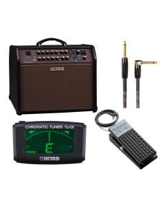 Boss ACS-PRO + BIC-15A Cable + TU-01 + Roland EV-5