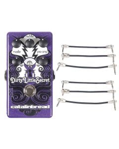 Catalinbread Dirty Little Secret MKIII Purple OD + 2x Gator Patch Cable 3 Pack
