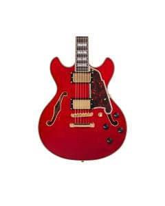 D'angelico Excel Mini DC w/ Stop-Bar Tailpiece - Trans Cherry