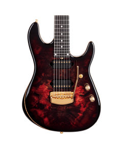 Ernie Ball Music Man Jason Richardson Cutlass HH Trem 7 - Rorschach Red
