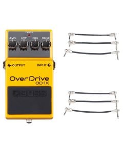 Boss OD-1X Overdrive "Special Edition" + 2x Gator Patch Cable 3 Pack