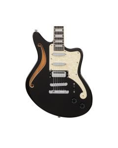 D'Angelico Premier Bedford SH Semi-Hollow Guitar - Black Flake