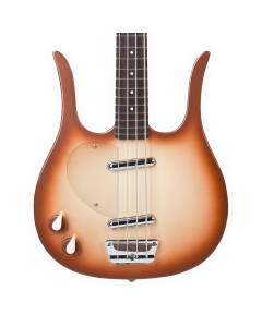 Danelectro Longhorn Left Handed Bass Guitar - Copperburst