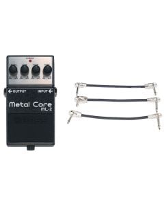 Boss ML-2 Metal Core + Gator Patch Cable 3 Pack