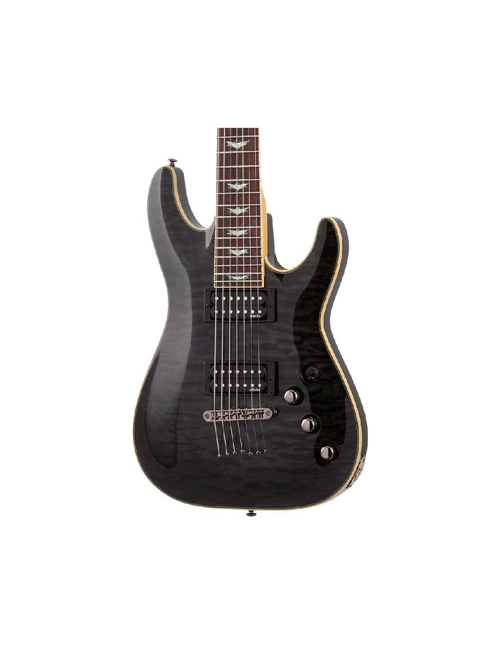 Schecter Omen Extreme-7 7-String Guitar - See Thru Black