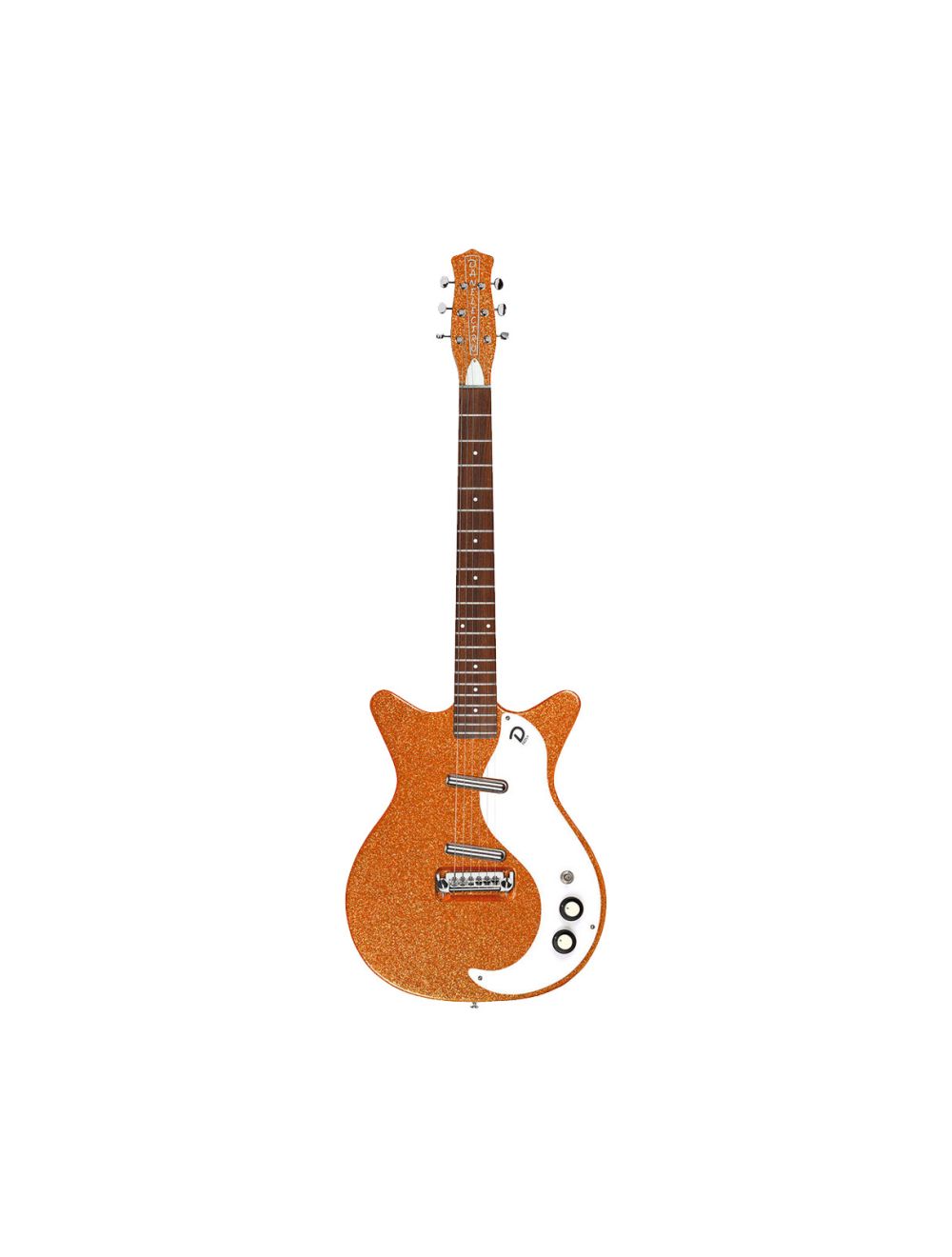 Danelectro '59 MOD NOS Electric Guitar - Orange Metal Flake