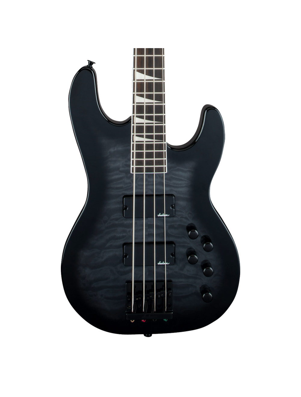 Used Jackson JS Series Concert Bass JS3Q - Transparant Black Burst