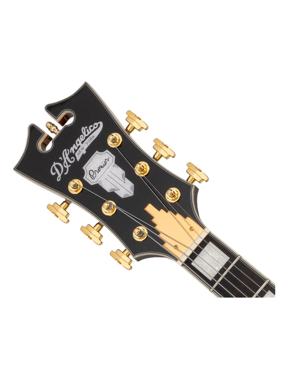 D'Angelico Premier EXL-1 Hollow Body Guitar - Gloss Brown Burst - Open Box