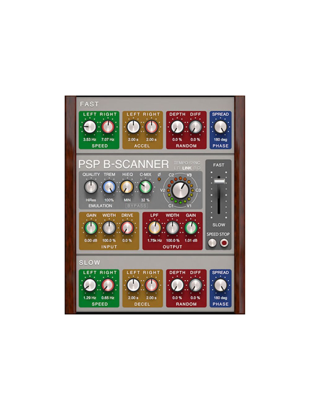 PSP AUDIOWARE PSP B-Scanner Emulation of analog scanner based FX