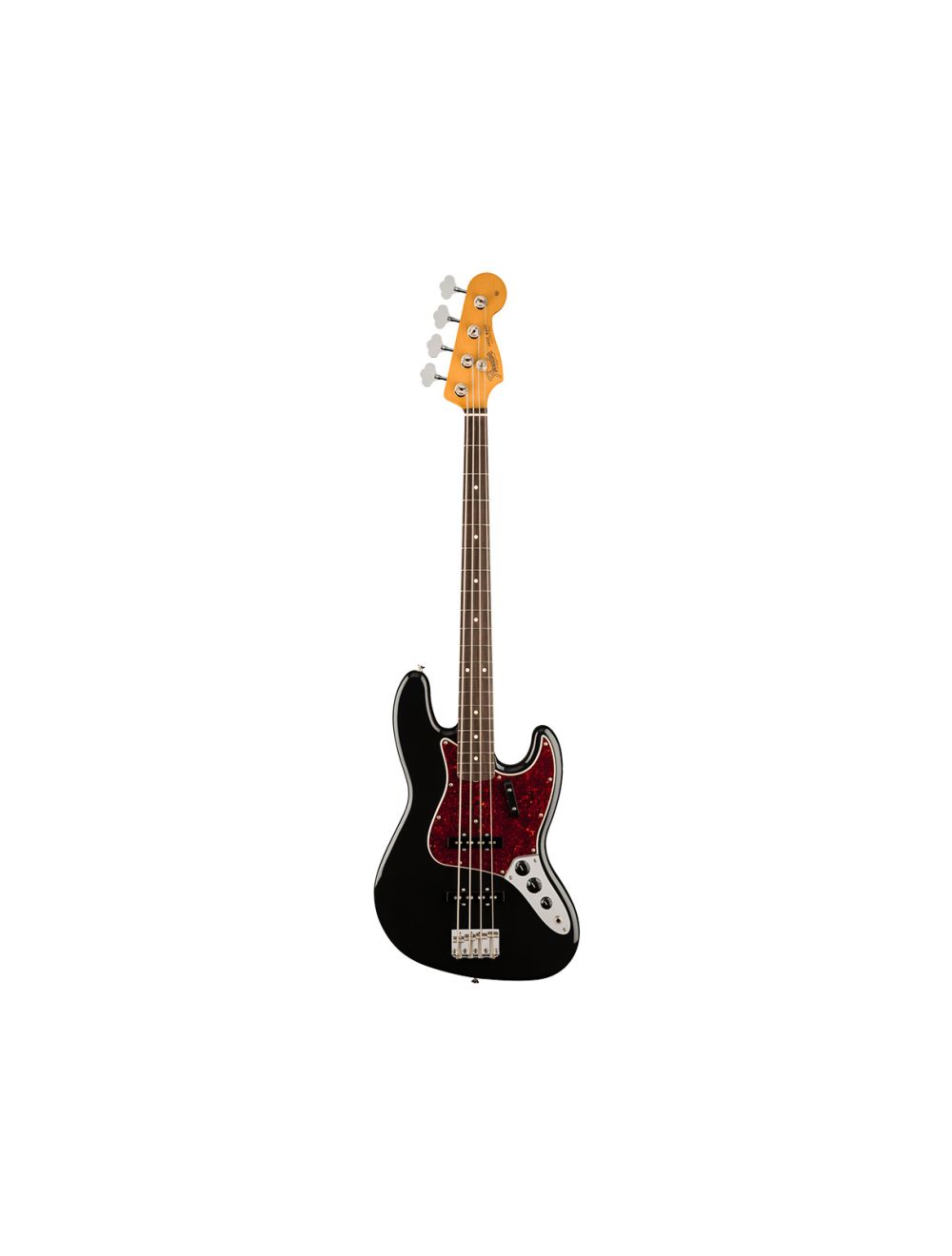 Used Fender Vintera II 60s Jazz Bass - Black w/ Rosewood FB