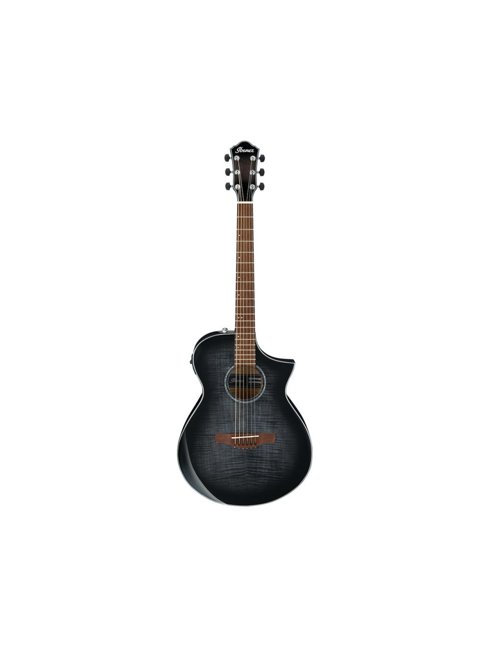 Ibanez AEWC400TKS AEW Acoustic Electric Guitar - Transparent Black Sunburst
