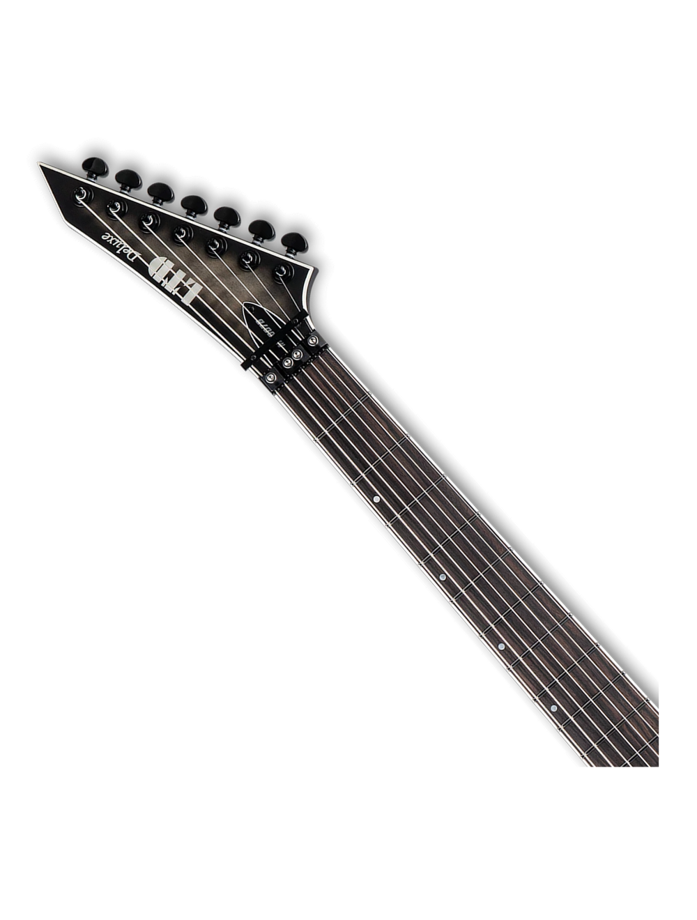 ESP LTD M-1007BQM 7-String Guitar -Charcoal Burst Satin