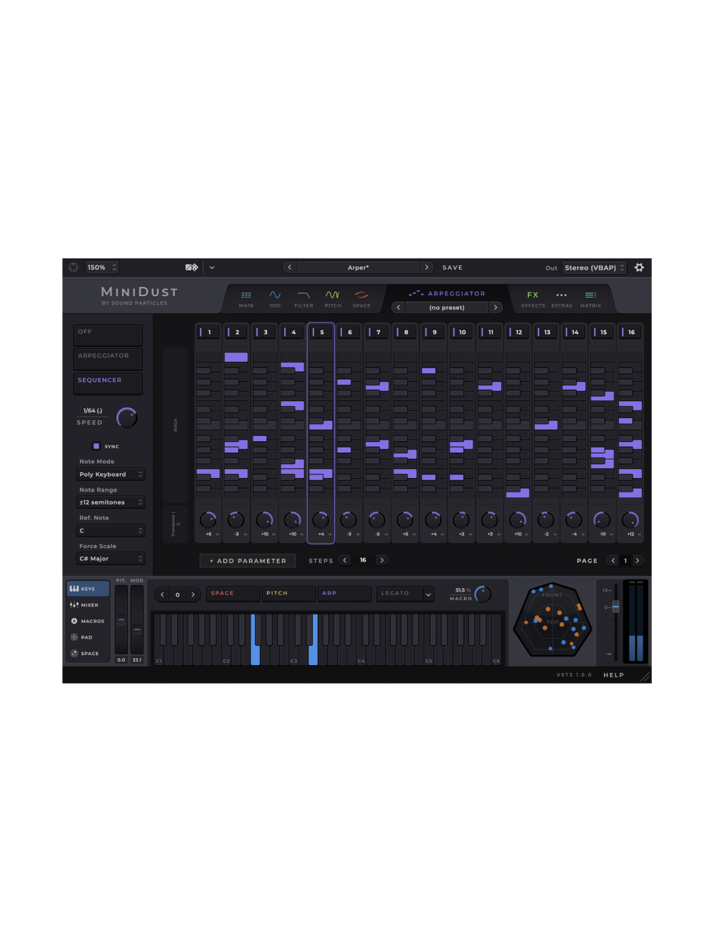 Sound Particles MiniDust