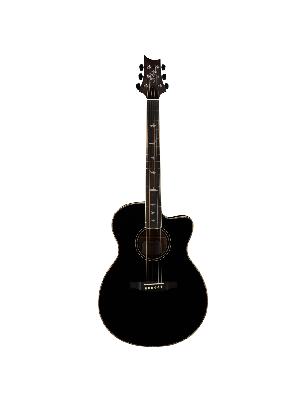 PRS SE A20 Angelus w/Fishman Sonitone Pickup - Black Top/Satin Back